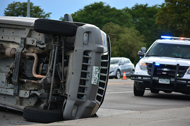 suv rollover wreck